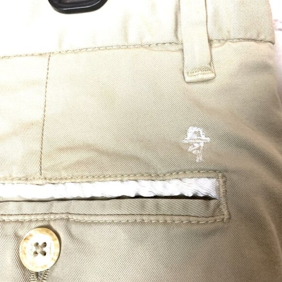 Robert Graham Ridge Classic Fit 5 Pocket Casual Shorts Men's Khaki - Picture 10 of 12